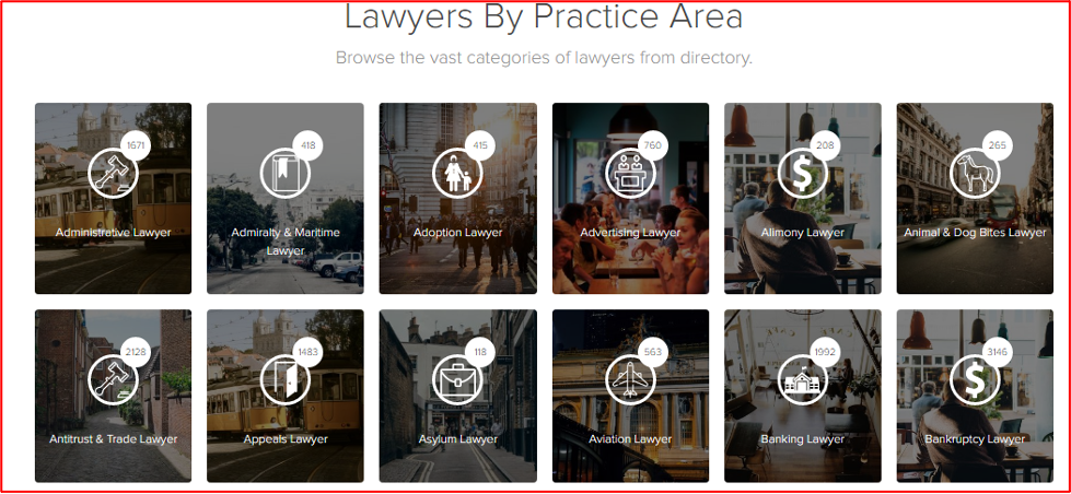 LawTally by Practice Area